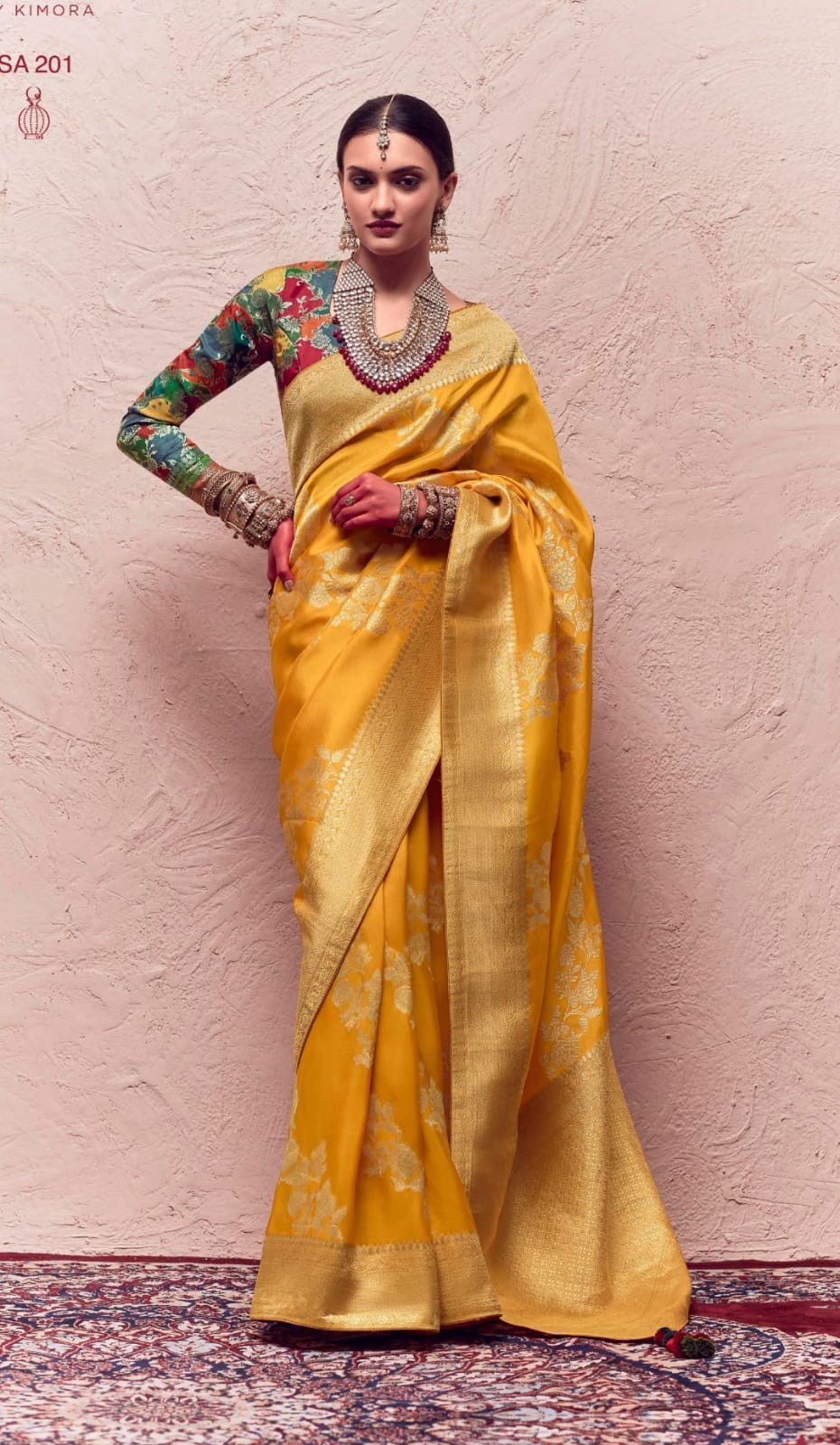 Sindhuri Kasturi By Kimora Zari Weaving Dola Silk Saree Catalog
